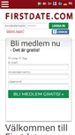 Mobile Screenshot of firstdate.dk